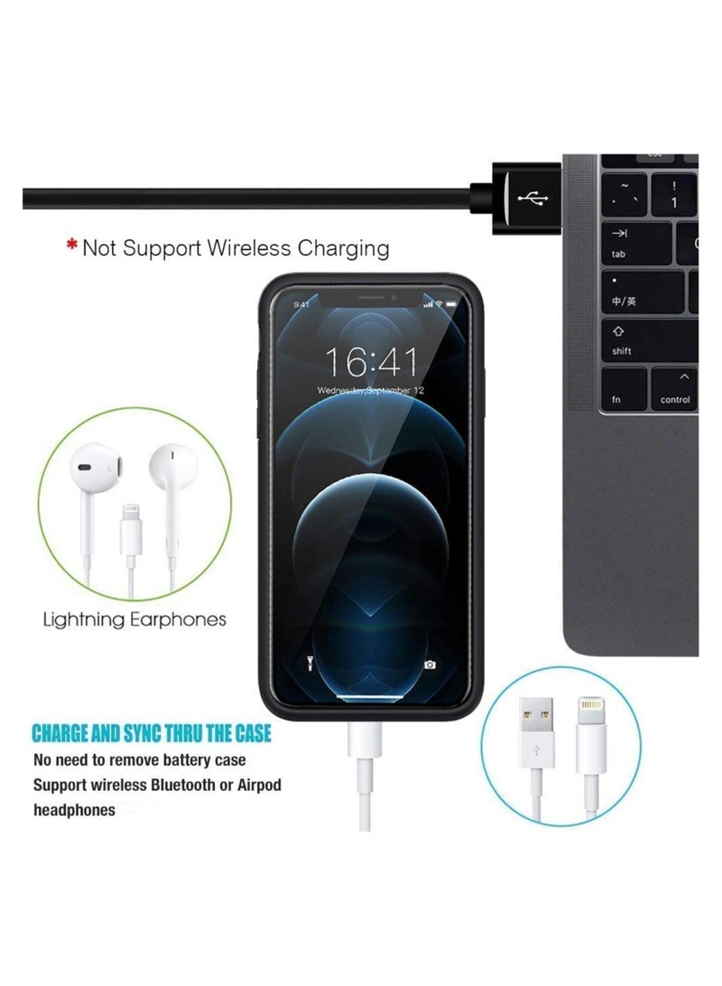 إلترازون Battery Case for iPhone 12 Pro Max, 4500mAh Portable Protective Charging Case, Extended Battery Backup - Image 3