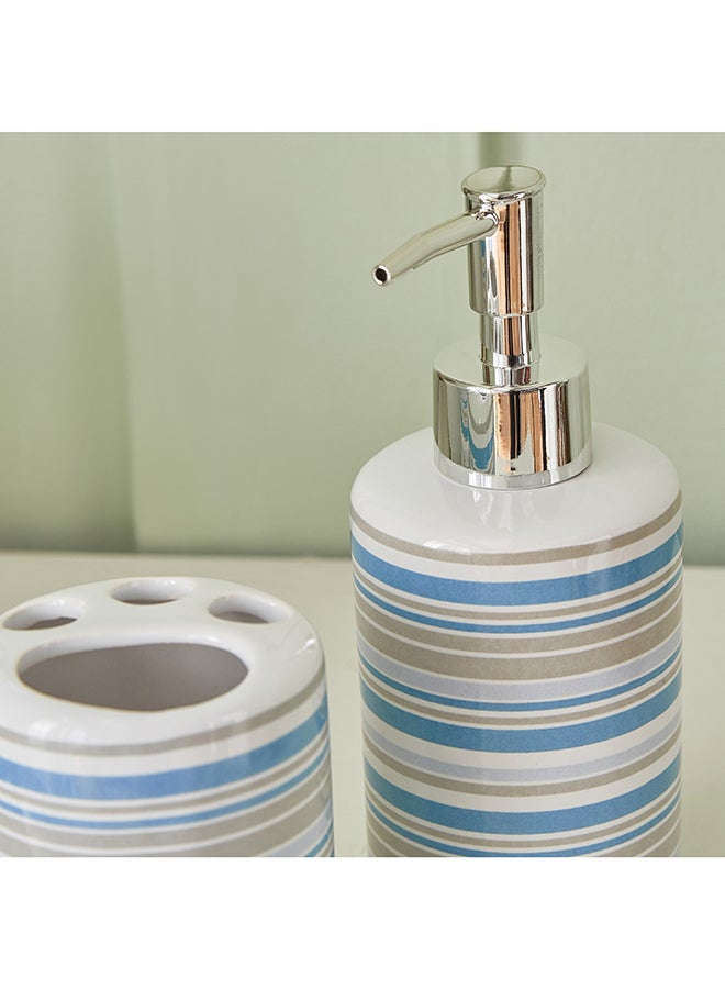 Home Box طقم إكسسوارات حمام سيراميكي من أمارا مكون من 4 قطع 7 × 20 × 22 سم  - Image 2