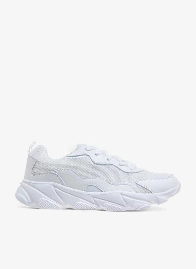Oaklan by Shoexpress Panelled Lace-Up Sports Shoes
