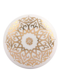 Indian-Shelf IndianShelf 4 Packs Gold Floral Ceramic Luxurious Drawer Knobs for Kitchen Cabinet Hardware Door Pulls Decorative Dresser ArtisanMade  - Image 2