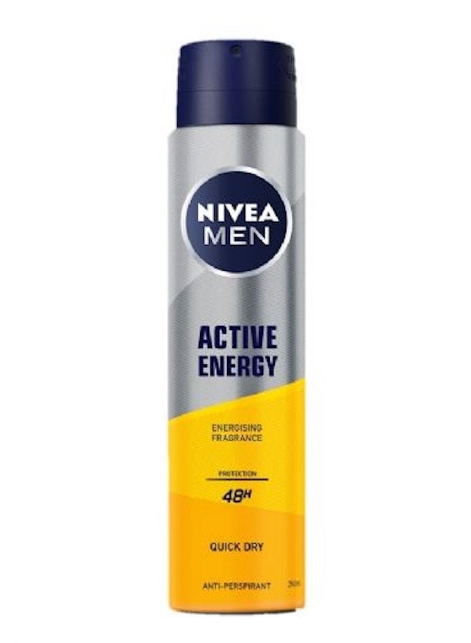 NIVEA MEN مزيل العرق النشيط للطاقة برائحة منعشة حماية مزدوجة 72 ساعة حماية من الروائح 150 مل - Image 2