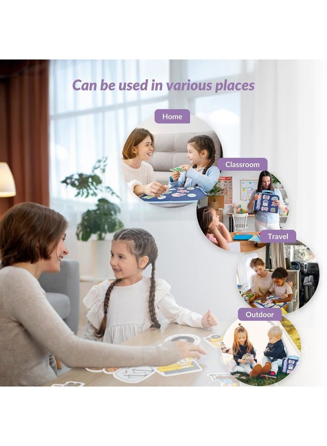 CHEFAN Felt Flannel Boards Stories Precut Figures for Toddlers Preschool, Craft Toy Gifts for Kids, Storytelling - Image 4