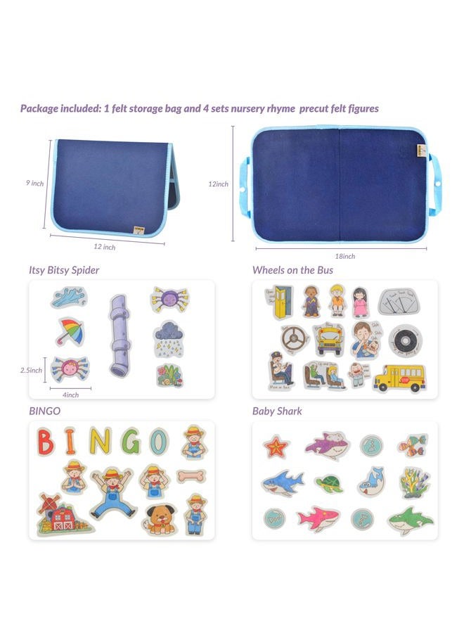 CHEFAN Felt Flannel Boards Stories Precut Figures for Toddlers Preschool, Craft Toy Gifts for Kids, Storytelling - Image 5