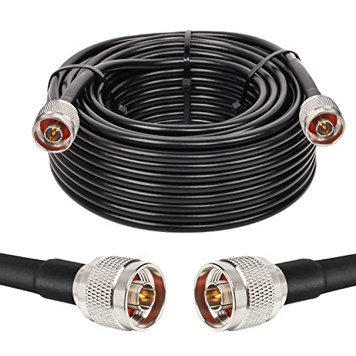 XRDS -RF XRDS Type N Coax Extension Cable - 75FT, Low Loss, Pure Copper, 50 Ohm, N Male Connectors - Image 1