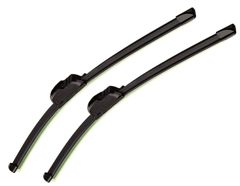 Auto Hub Frameless Car Wiper Blades Compatible with City - Set of 2,(D-22,P-14) - Image 1