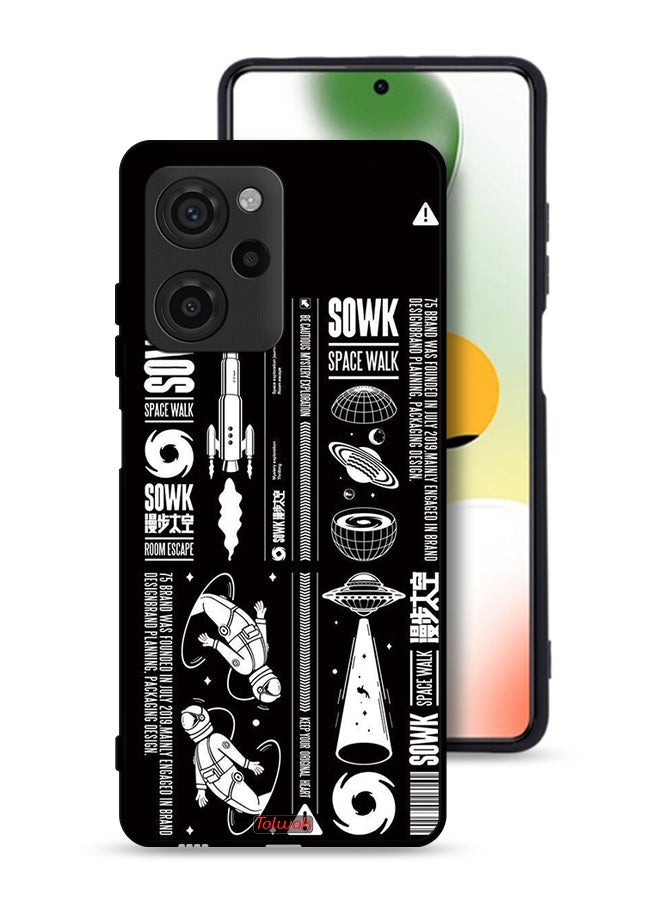 Tolwak غطاء واقي لهاتف Xiaomi Poco X5 Pro مع ملصق سلوك الفضاء - Image 1