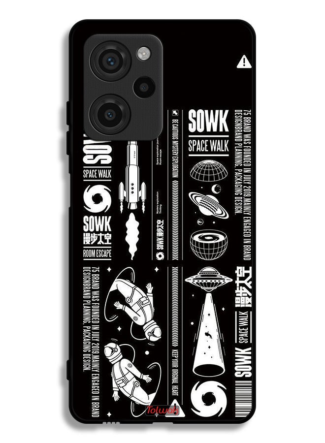 Tolwak غطاء واقي لهاتف Xiaomi Poco X5 Pro مع ملصق سلوك الفضاء - Image 2