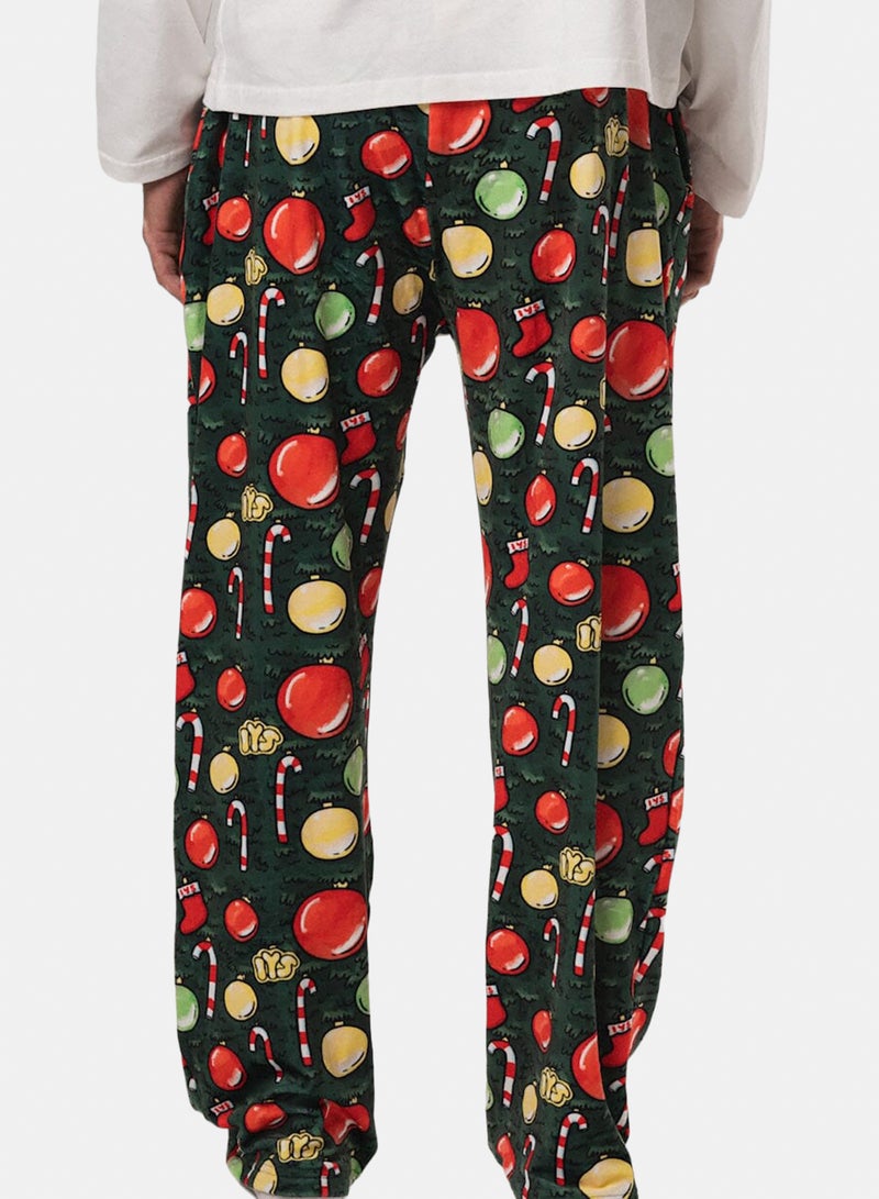 In Your Shoe Xmas Ornaments Fluffy Pyjama Pants - Image 2