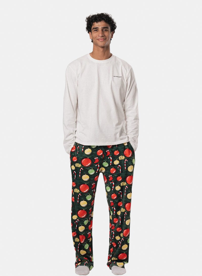 In Your Shoe Xmas Ornaments Fluffy Pyjama Pants - Image 4