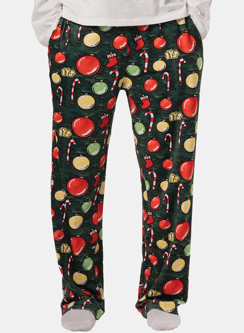 In Your Shoe Xmas Ornaments Fluffy Pyjama Pants - Image 5