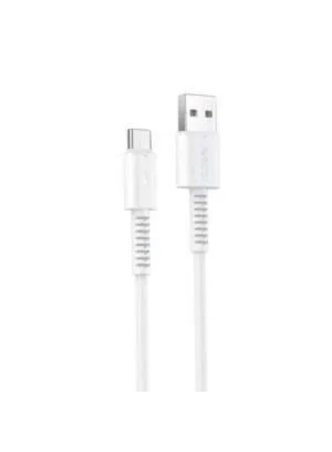 آيكونكس شاحن Iconix بمنفذ USB-A وكابل Type-C، بقوة 12 واط (IC-HC1050) - أبيض - Image 2
