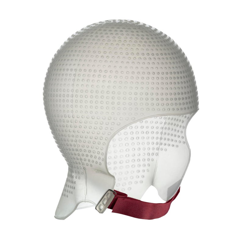 DOMPEL Sparta 2.4K Silicone Highlight Hair Cap, White | Perfect Highlights | 2,400 Strategically Positioned Holes | Curved Design for a Perfect Fit | Reusable - Image 1