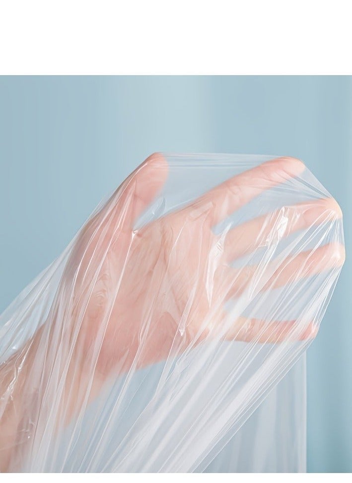 1Pc Portable Disposable Bathtub Cover - Spa-Quality Plastic Bath Liner For Travel  Home Use  - Image 3