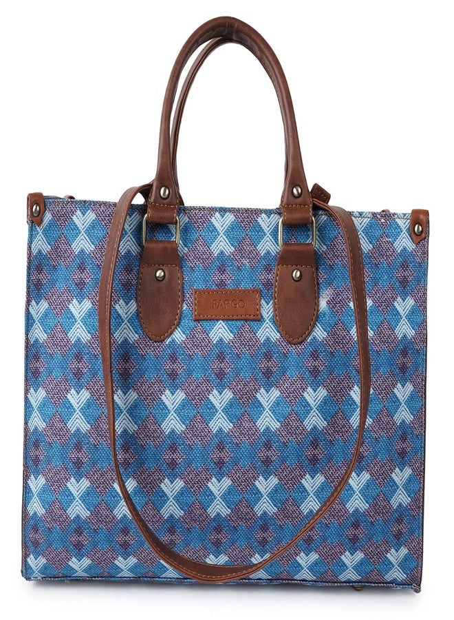 Fargo Canvas Laptop Handbag for Women - Stylish & Durable Tote Bag, Fits 15-Inch Laptops (FGO-615) - Image 1