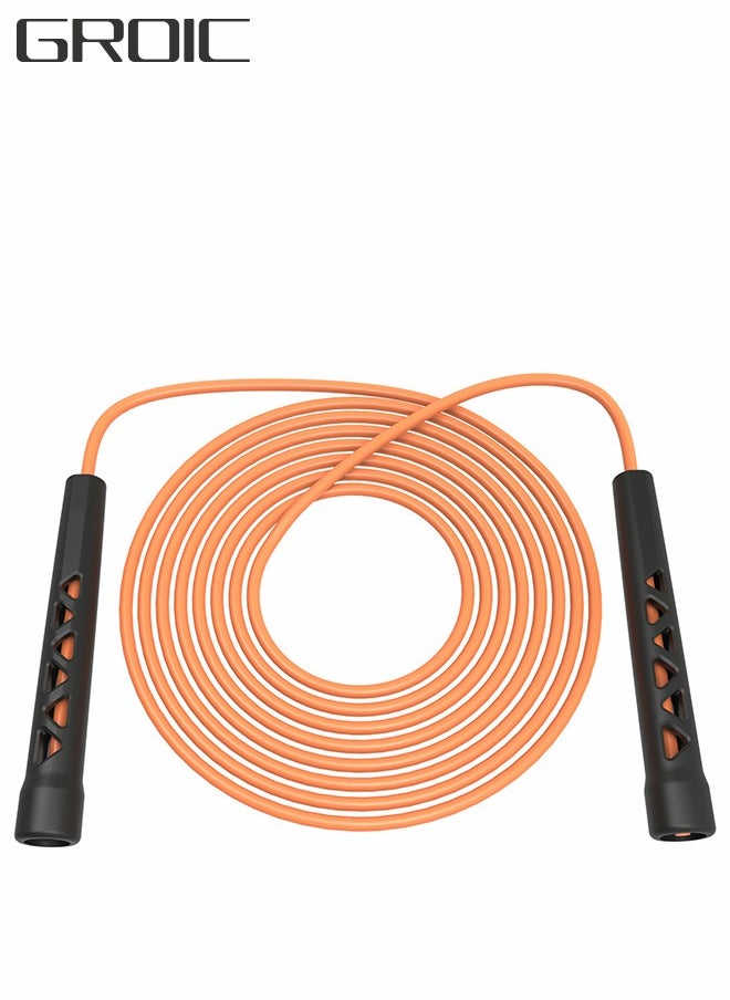 GROIC Adult Weighted Skipping Rope 3m, Professional Adjustable Skipping Rope Durable, Speed Skipping Rope Suitable For Physical Fitness  - Image 1