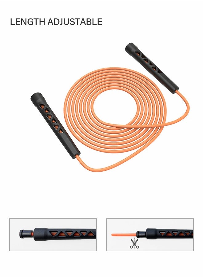 GROIC Adult Weighted Skipping Rope 3m, Professional Adjustable Skipping Rope Durable, Speed Skipping Rope Suitable For Physical Fitness  - Image 4