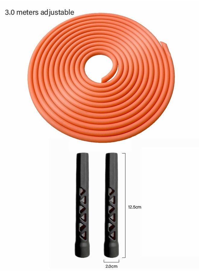 GROIC Adult Weighted Skipping Rope 3m, Professional Adjustable Skipping Rope Durable, Speed Skipping Rope Suitable For Physical Fitness  - Image 3