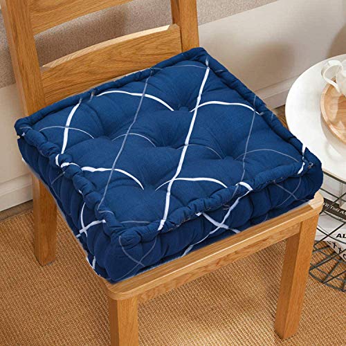RRC Super Soft Microfiber Cotton Square Floor Pillow Tufted,Setting, Printed Seat Cushion,Pack of 1 Chair Cushion 16X16(Inches) 41X41(CM) - Image 1