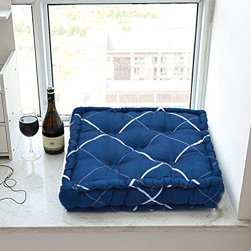 RRC Super Soft Microfiber Cotton Square Floor Pillow Tufted,Setting, Printed Seat Cushion,Pack of 1 Chair Cushion 16X16(Inches) 41X41(CM) - Image 4