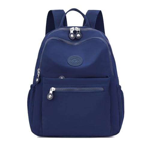 Tanweibago Mini Nylon Women Backpacks11L Small Ladies backpacks Casual Lightweight Women Shopping Travel Daypack Dark Blue - Image 1