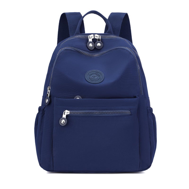 Tanweibago Mini Nylon Women Backpacks11L Small Ladies backpacks Casual Lightweight Women Shopping Travel Daypack Dark Blue - Image 2