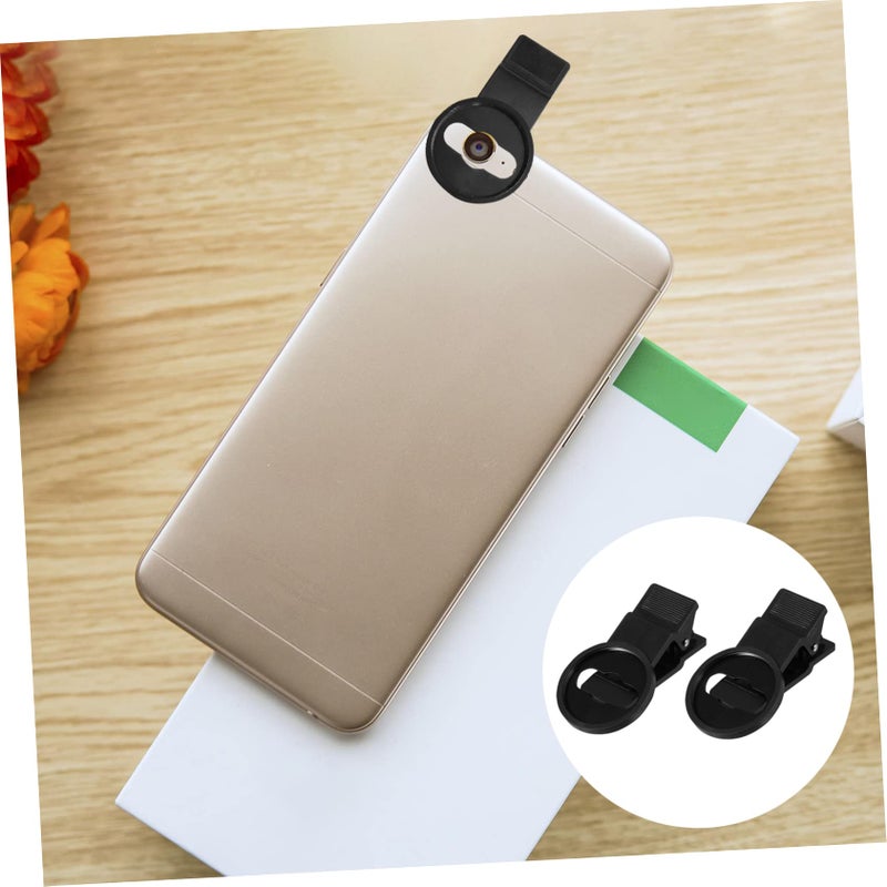 2pcs Universal Phone Lens Clip Kit for Wide Angle Macro Fisheye Photography Durable Non Slip Design - Image 5
