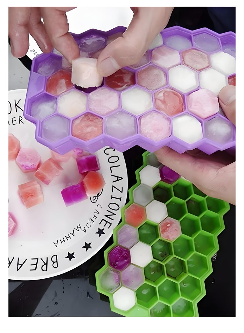 لي يوان 3 حزمة السيليكون صغيرة علبة مكعب الجليد مع غطاء - Image 3