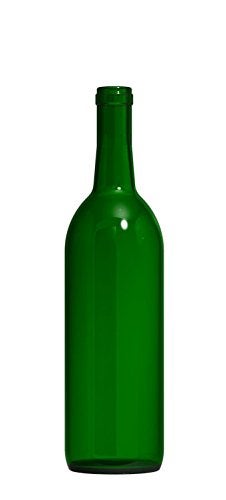 FastRack - 750ml Green Wine Bottles (Pack of 12) | W5 Bordeaux Liquor Bottles | 750 ml Empty Bottle for Drinks, 12 per Case - NO CORKS INCLUDED - Image 4