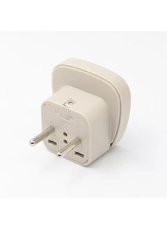 WONPRO Wonpro Universal Travel Adaptor With Safety Shutter, Rated 10A 250V Compact Size - Can Accept Different Plug Worldwide, Suitable for UAE, Russia, China, South America. 