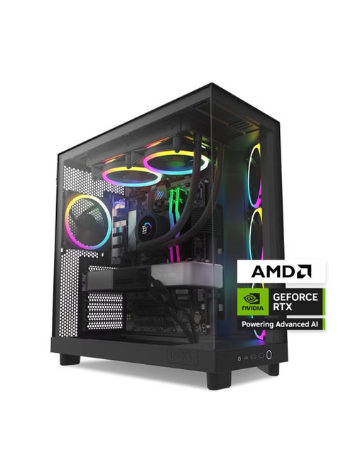Overclock Omega Rendering PC - AMD Ryzen 7 9800X3D, DDR5 32GB (2*16) Ram, 2TB Gen4.0*4 NVMe M.2 SSD, Nvidia GeForce RTX 5080 16GB GDDR7 Graphics Card, 2 Fan AIO Liquid Cooler, 850W Power Supply, Windows 11 Pro | Wi-Fi