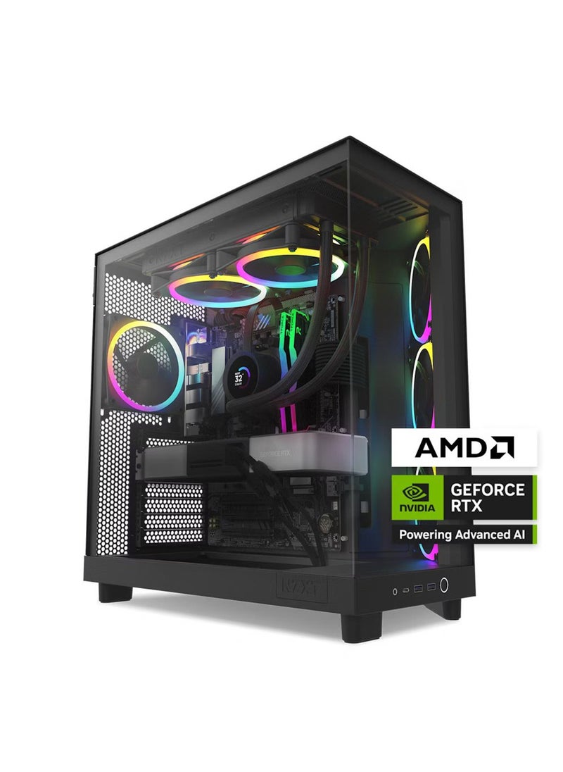 NANOTECH - Gaming and Rendering PC, AMD Ryzen 7 9800X3D, NVIDIA RTX 5080 16GB OC, 32GB 6400 DDR5 RAM, 2TB NVMe SSD, 240mm AIO LIQUID COOLER, 1000W 80 PLUS Gold + 2 YEARS Warranty - Image 1