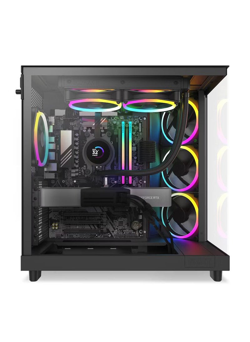 NANOTECH - Gaming and Rendering PC, AMD Ryzen 7 9800X3D, NVIDIA RTX 5080 16GB OC, 32GB 6400 DDR5 RAM, 2TB NVMe SSD, 240mm AIO LIQUID COOLER, 1000W 80 PLUS Gold + 2 YEARS Warranty - Image 1