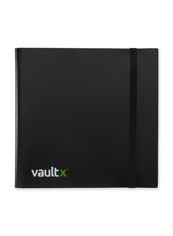 Vault X Binder 12 Pocket Trading Card Album Folder 480 Side Loading Pocket Binder For Tcg (Black) - Image 2