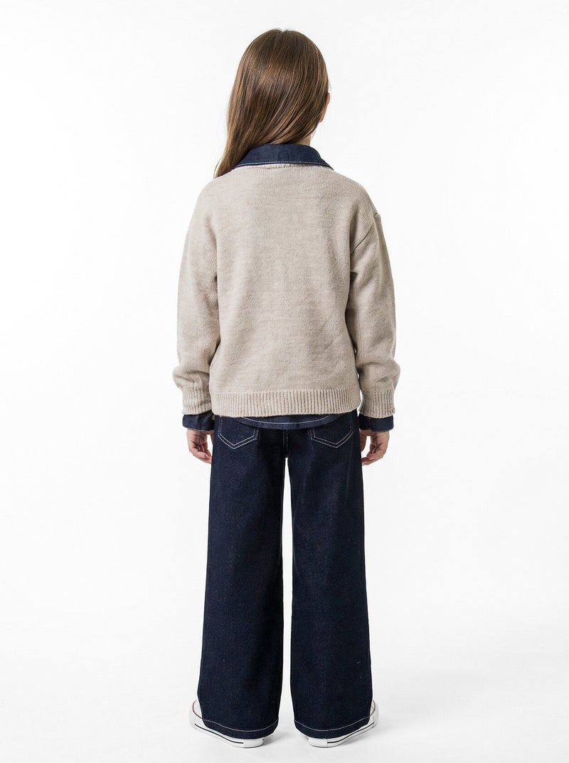 Hamada Tex Girls' 4-piece clothing set, for ages 7 to 14 years, sizes 3912 to 4912 - Image 3