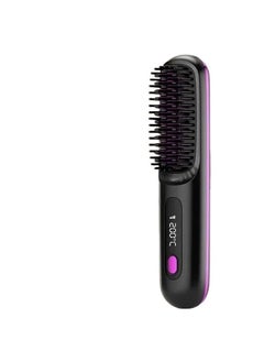 General Mini Ionic Straightening Comb – Travel-Friendly Straightener & Curler for Men/Women, Dual-Use Hair Styling Tool  - Image 1