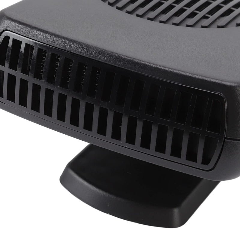 Car Heater Fan Electric 150W 24V with Heating and Cooling Function 360 Degree Rotation Fast Heat Dissipation for Cars Trucks Black ABS Material 12x13x8.2cm - Image 2