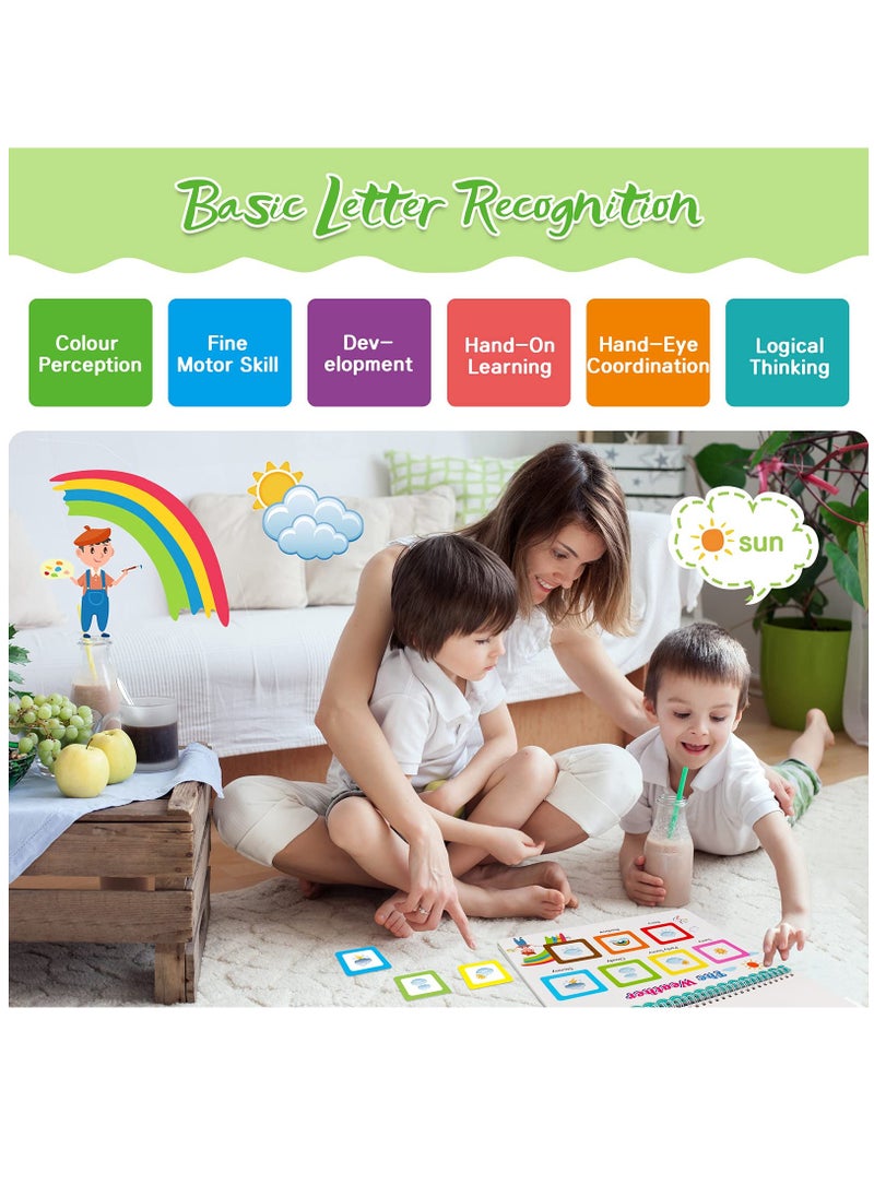SYOSI Busy Board Activity Books Toddler Toys for 1 2 3 4 Year Old Boys Girls,Busy Book Montessori Toys for 1-4 Year Old Boys Girls Gifts Age 2-4 Preschool Learning Toys for Toddler  - Image 5