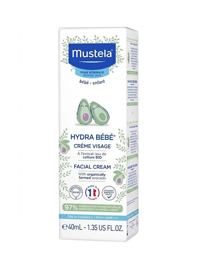 Mustela Hydra Bebe Facial Cream - Image 2