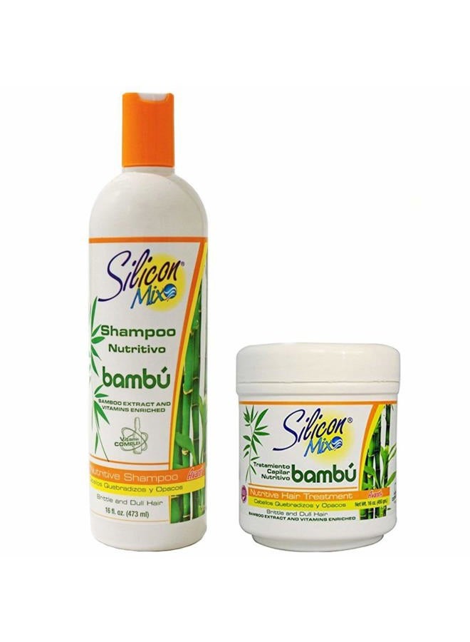 Silicon Mix Great Combo!!! Silicon Mix Bambu Shampoo and Conditioner!!! - Image 1