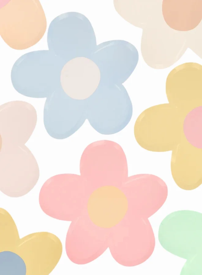 Meri Meri Daisy Shaped Plates