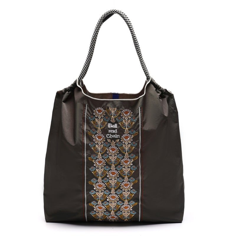 Guofeng Women's Embroidered Tote Bag – Medium Nylon Crossbody Handbag for Spring 2024 - Image 1