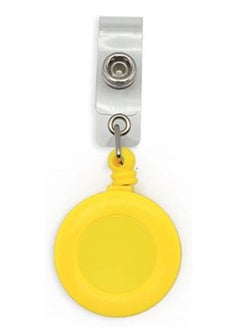 PARTNER 10-Piece Badge Reel for ID Cards Yellow  - Image 2