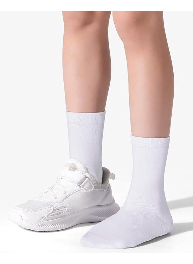 تانجو 6 Pairs Kids Socks for Boys Girls Crew Dress Athletic Socks Soft Cotton Childrens School Uniform Sock - Image 3
