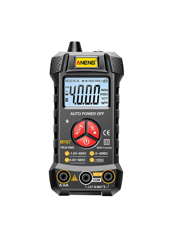 ANENG - M167 Smart Digital Multimeter Auto Recognition 4000 Counts Voltmeter Ammeter Electric Test Pen - Image 1