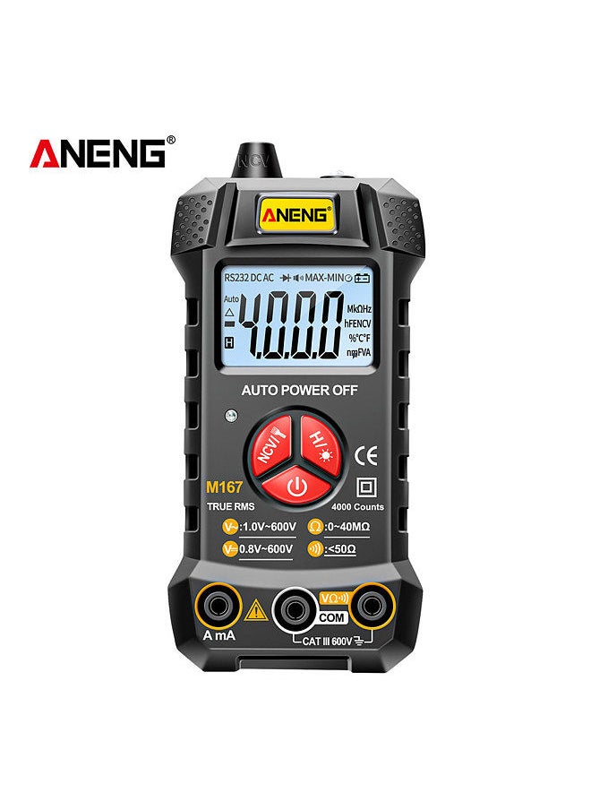ANENG - M167 Smart Digital Multimeter Auto Recognition 4000 Counts Voltmeter Ammeter Electric Test Pen - Image 1