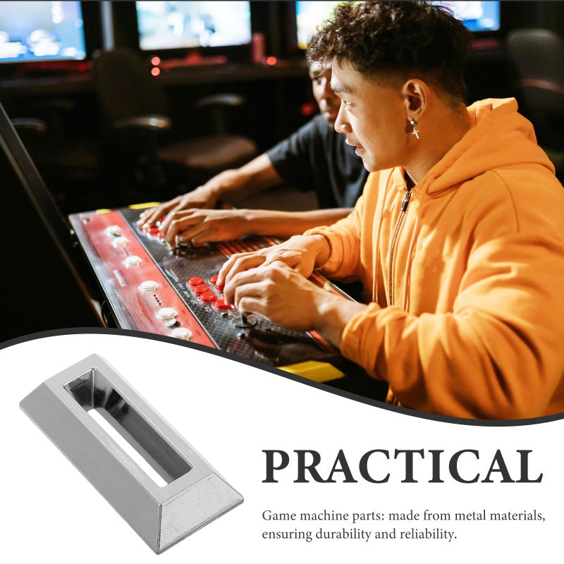 Coin Holder Counter, Durable Metal Material for Game Machines, Compact Rectangular Design - Image 4