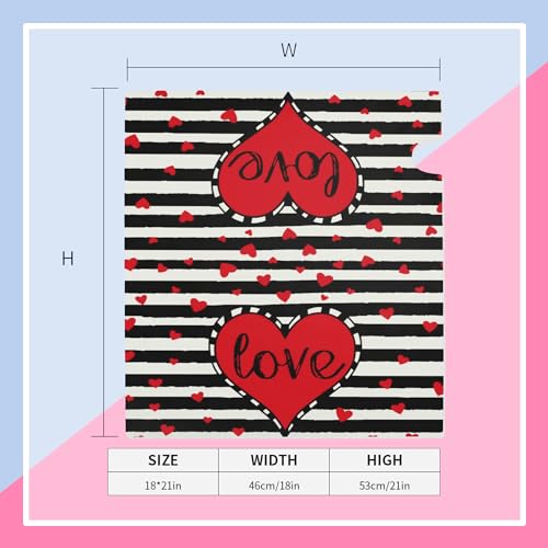 JYKCUL Valentines Mailbox Covers Magnetic Letter Post Box Cover Wrap Decoration Welcome Home Garden Outdoor Yard Outside Farmhouse Home Decor 21" Lx 18" W - Image 2