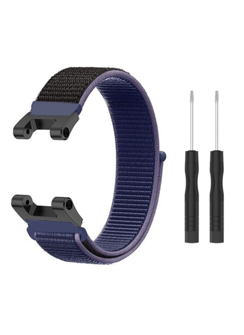 Replacement Strap For Amazfit T-Rex / T-Rex Pro / Ares Nylon Loop Watch Band Brown Orange