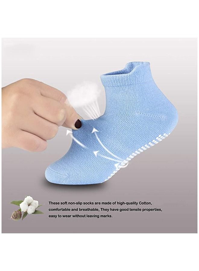 12 زوج من الجوارب القطنية الناعمة بنمط لطيف للأطفال بألوان متعددة - Image 5