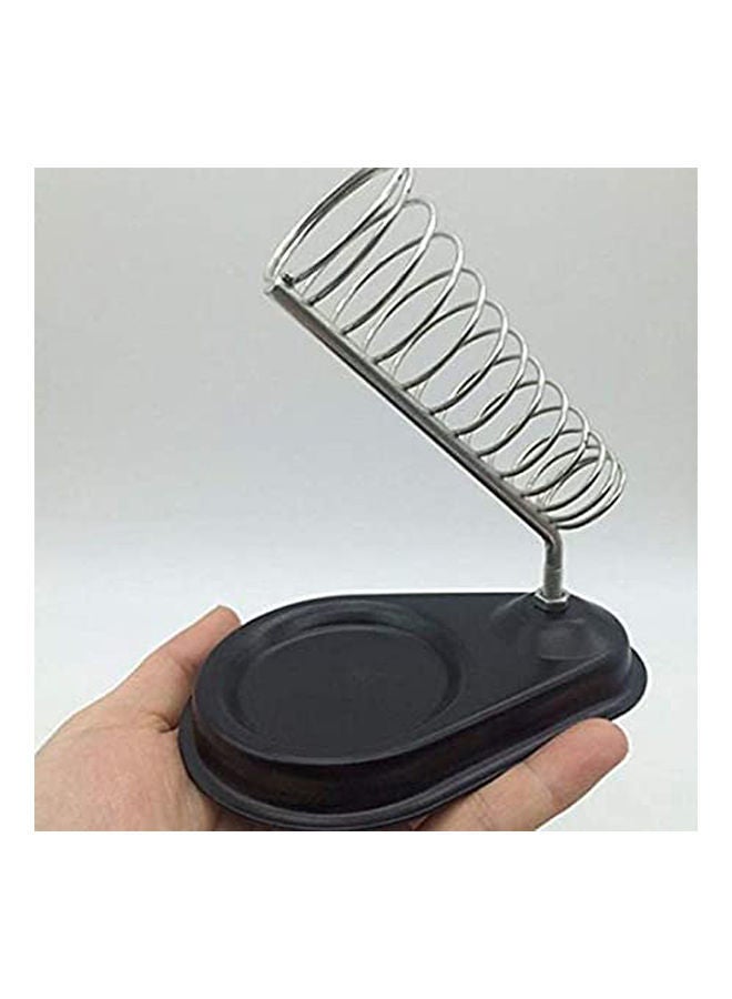 Mini Circular Soldering Solder Iron Metal Stand Holder Bracket Frame Base  - Image 2